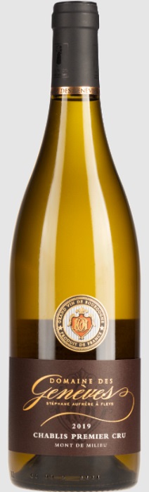 Domaine des Geneves Chablis 1e Cru Mont Milieu