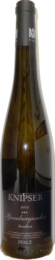 Knipser Grauburgunder Auslese trocken *** Knipser Grauburgunder Auslese trocken ***